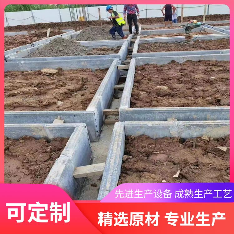  筏板轻型砖胎膜预制板厂家批发 使用部位拼接 筑上 免拆模