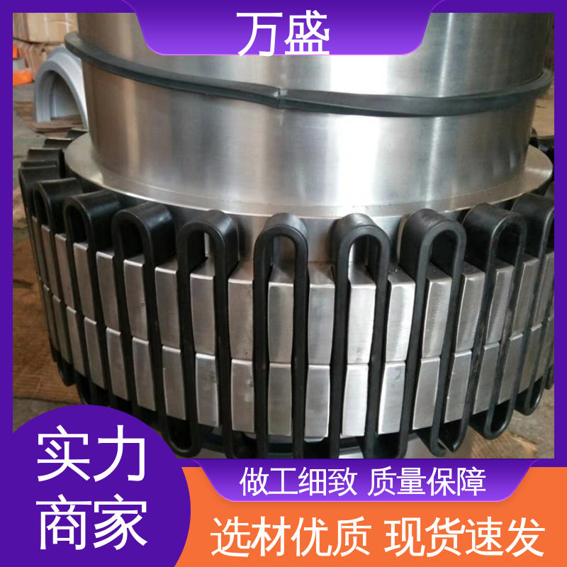 JS8蛇簧传动连接轴 蛇形弹簧联轴器 提升机缓冲装置 万盛