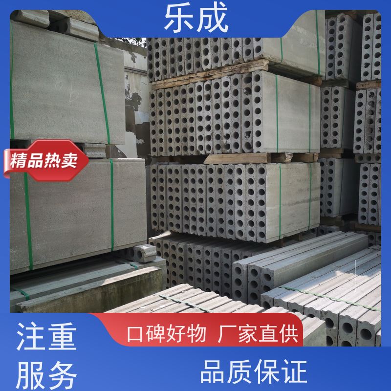 乐成品牌 新型混泥土空心板砖胎膜 圆孔板状设计