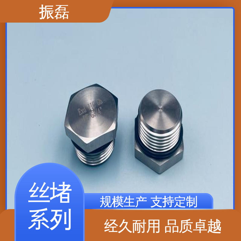 振磊 4分6分 防爆丝堵npt1 g1/2 不锈钢闷盖公制螺纹