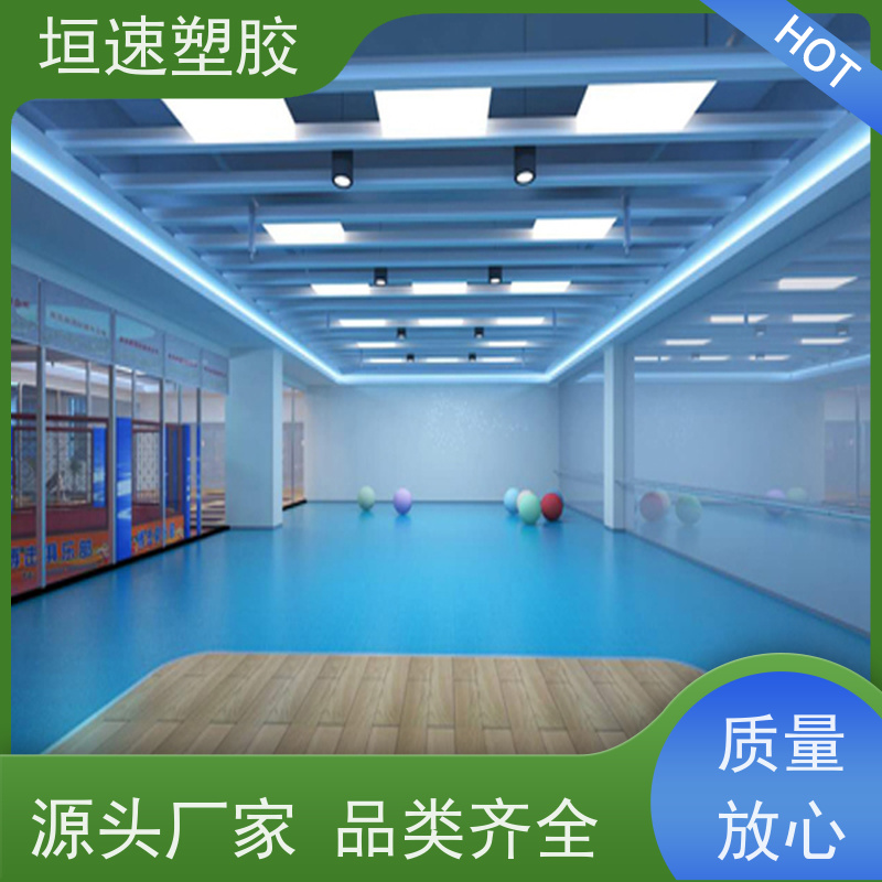 垣速塑胶 同透地板 医院防滑pvc地胶支持定制 网球橡胶地板施工厂家
