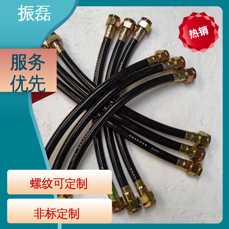 振磊 碳钢接头 防爆型金属软管 40*1500 防水防尘
