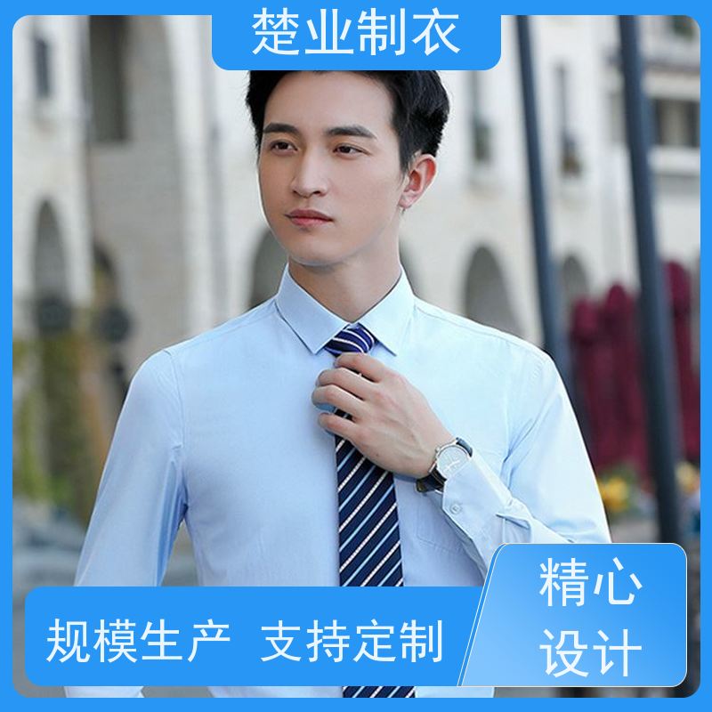 楚业制衣 鄂州衬衣定制 休闲合体版设计 不易起球 易打理