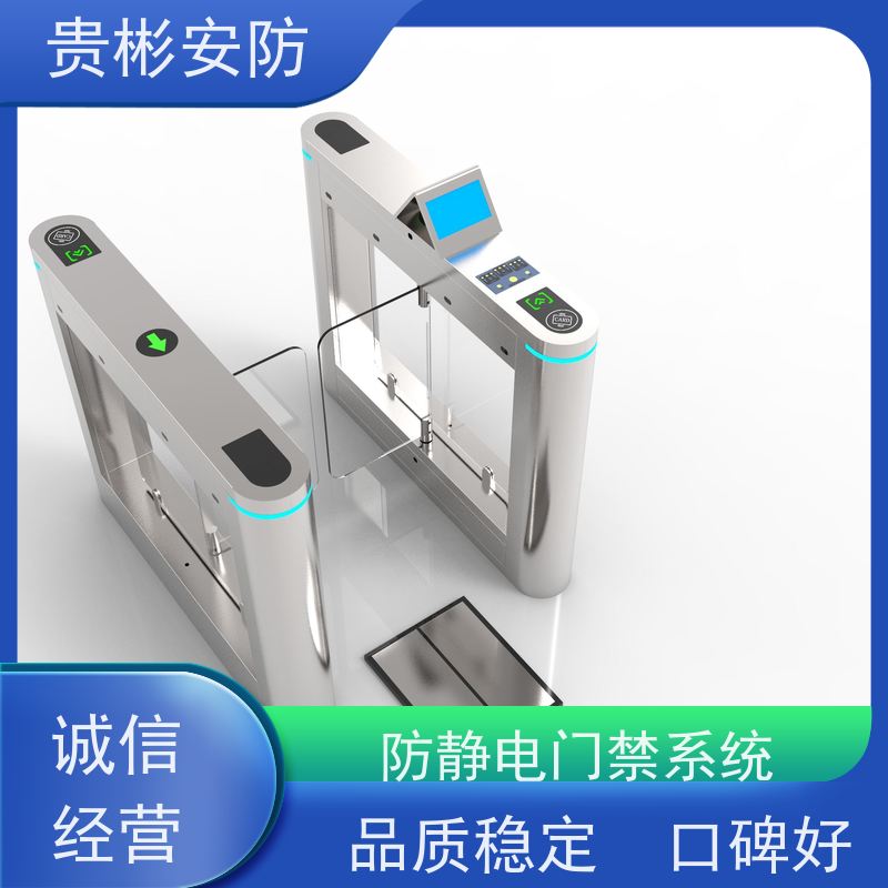 贵彬安防 闸机门禁系统 防静电摆闸 人行通道闸 库存充足