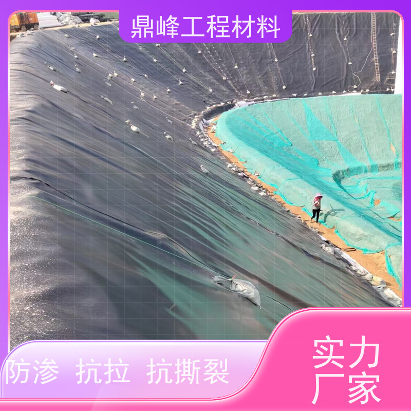 鼎峰 蓄水池防渗膜生产厂家 易于铺设 防止化学品渗透保护地下水源