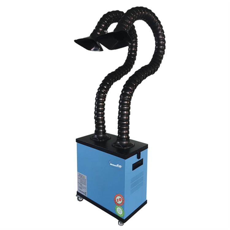 单管焊台焊烟过滤设备生产线电烙铁异味抽烟仪 车间烟雾排烟设备