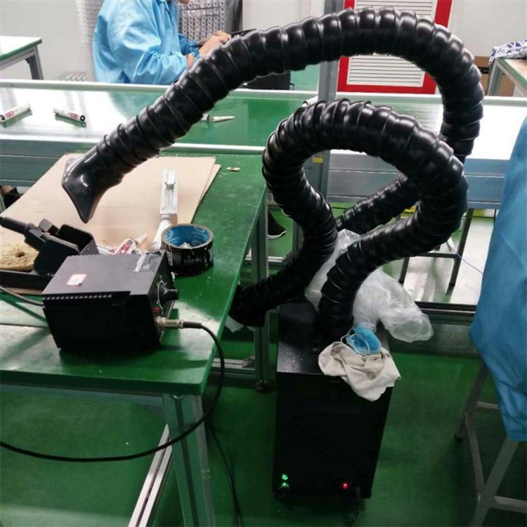 激光切割烟尘处理器烟味同除切割布料亚克力加工烟气净化系统