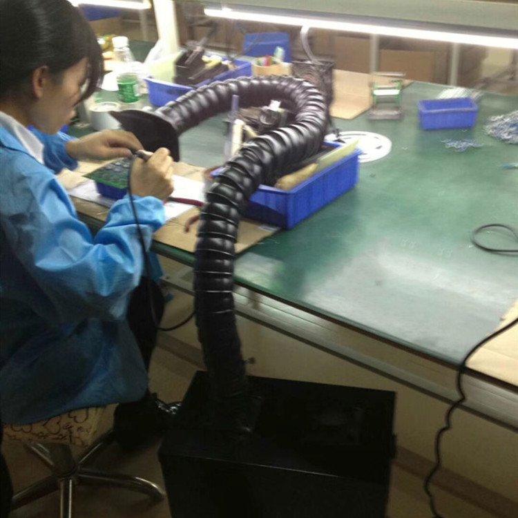 蔚南烟雾过滤设备 手工焊锡烟雾净化器 烙铁烟尘过滤器