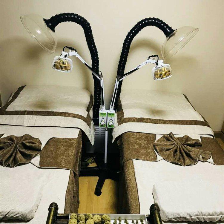 多床位艾灸排烟机烟雾净化器 双管吸烟机移动式家用抽烟设备