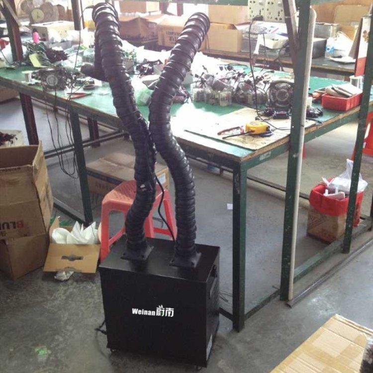 蔚南焊锡烟雾过滤器打标净烟净化器 烙铁除烟器烟尘净化设备公司