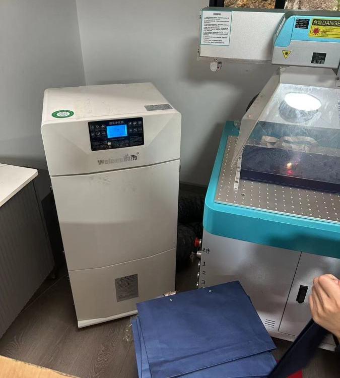 激光切割加工气味大净化设备激光镭雕机烟气过滤器 烟味过滤设备