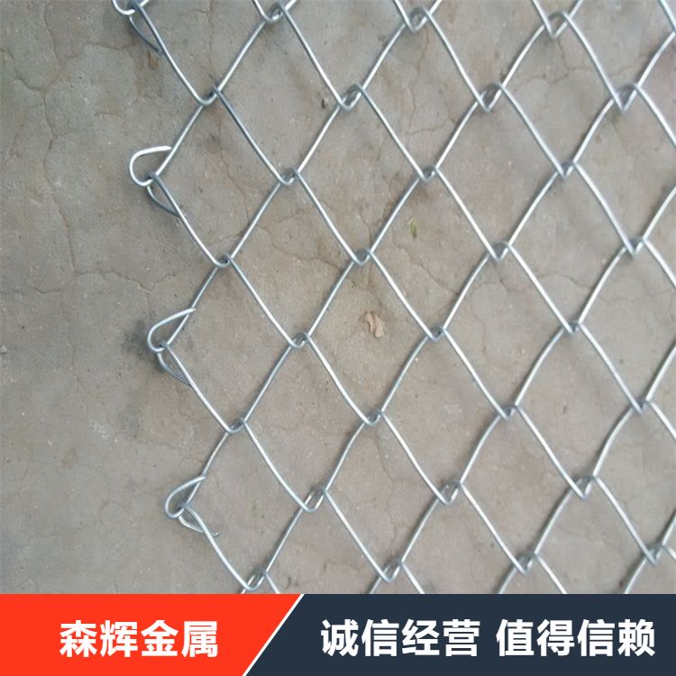 森辉金属 镀锌勾花网 学校球场围栏 建筑工地不锈钢拧花网