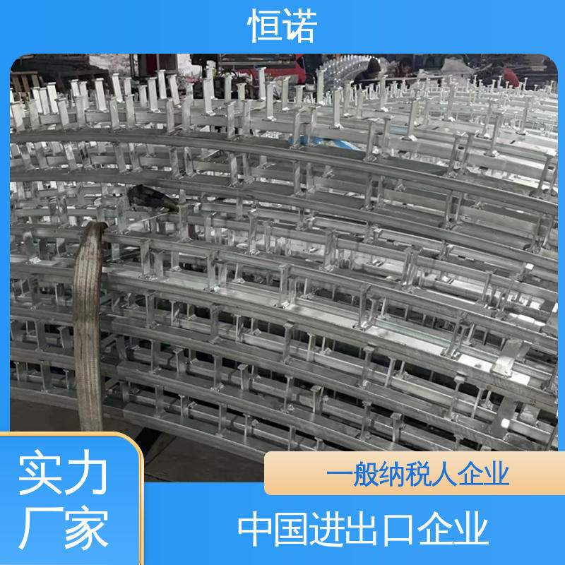 恒诺 焊接工字钢 来图加工 弧形地铁预埋槽道 生产厂家
