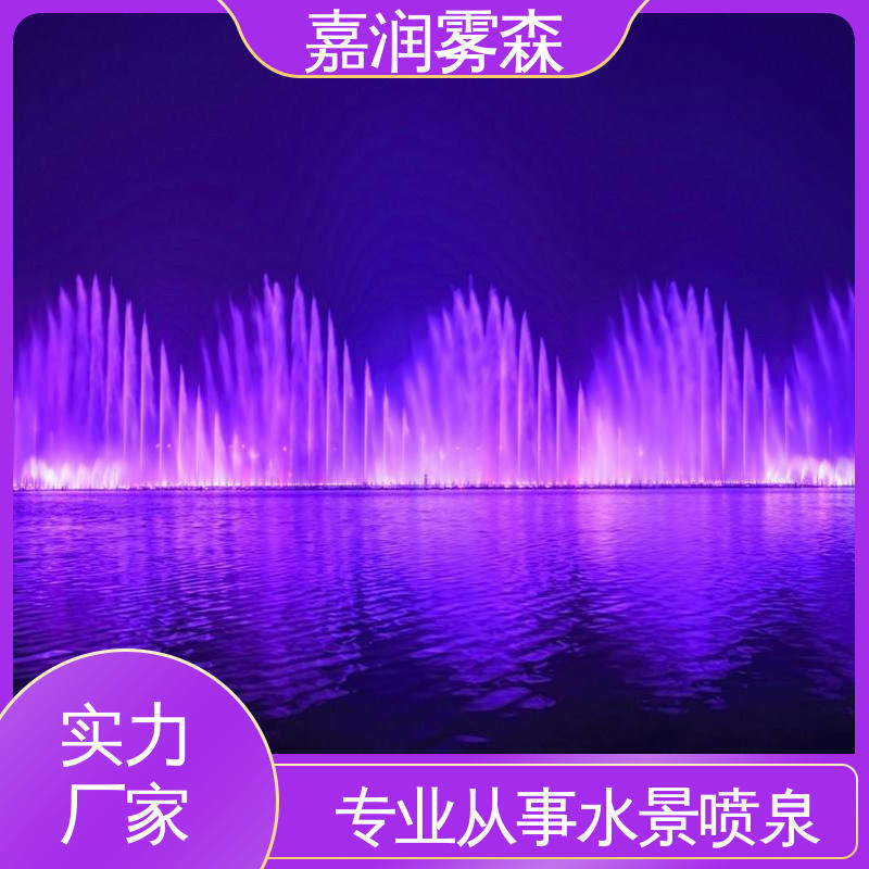 嘉润雾森 景观水池喷泉 循环供水 水面造景设备 承接工程订单
