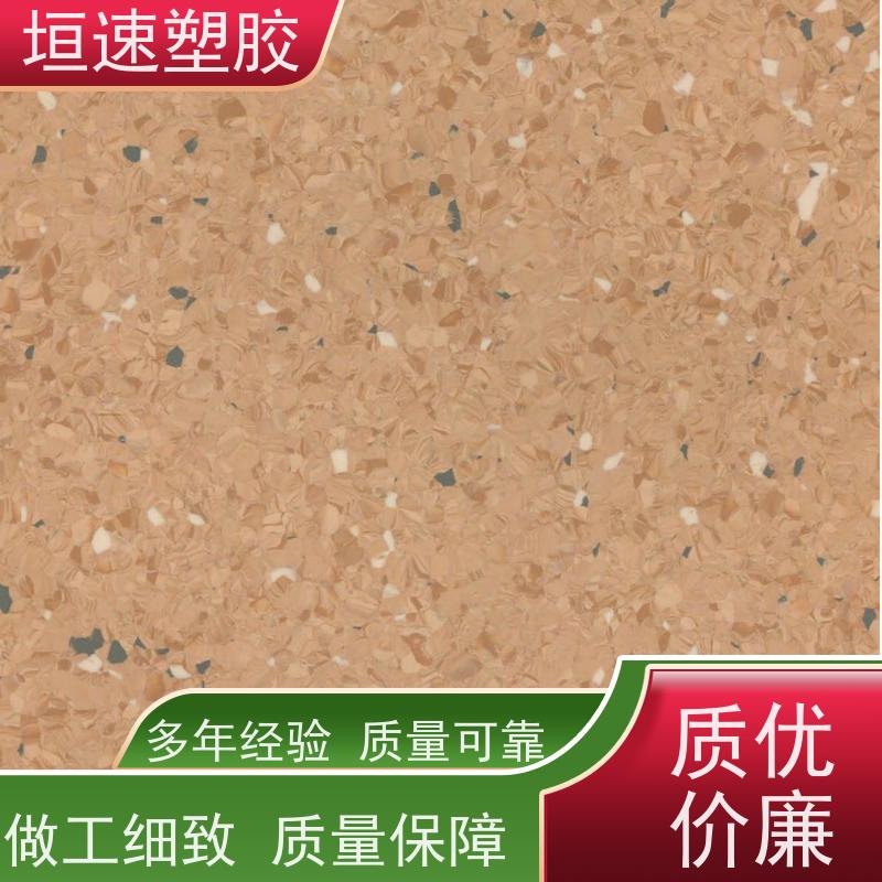 垣速塑胶 防滑塑胶地板 医院防滑pvc地胶支持定制 网球场胶地板铺装