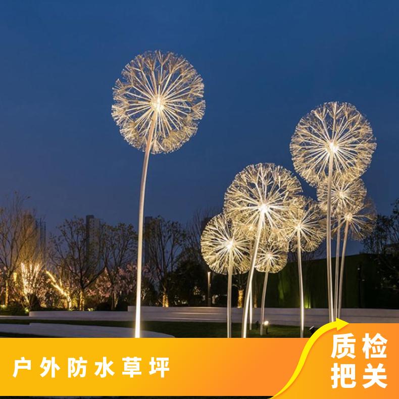 光纤蒲公英灯户外景观灯防水圆形芦苇不锈钢别墅广场立杆庭院夜景