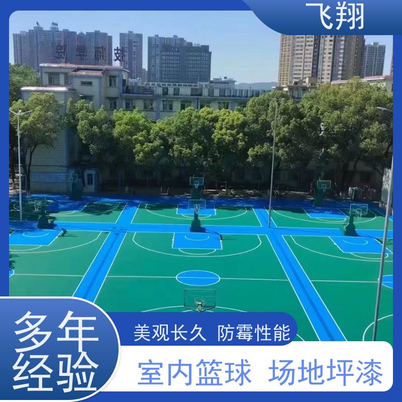 阳江篮球场地坪漆材料厂家 美观长久 防霉性能好 适用广泛