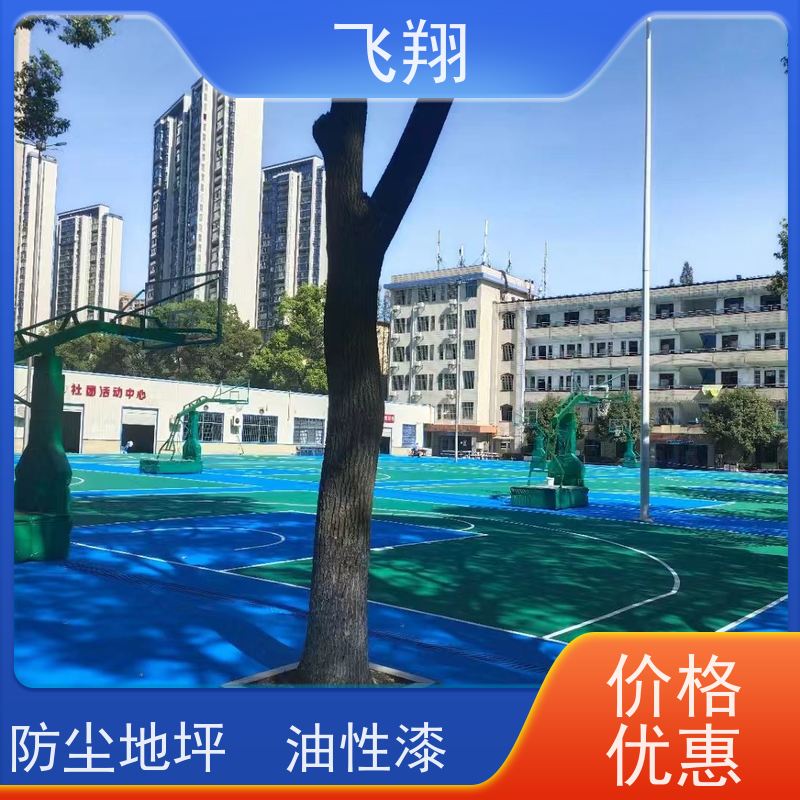 飞翔 室外篮球场地坪漆 学校运动地面材料施工 应用范围广