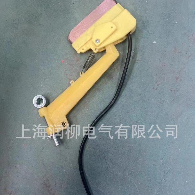 C型长方孔单级双头集电器JDR单极滑触线导电器行车滑线受电器