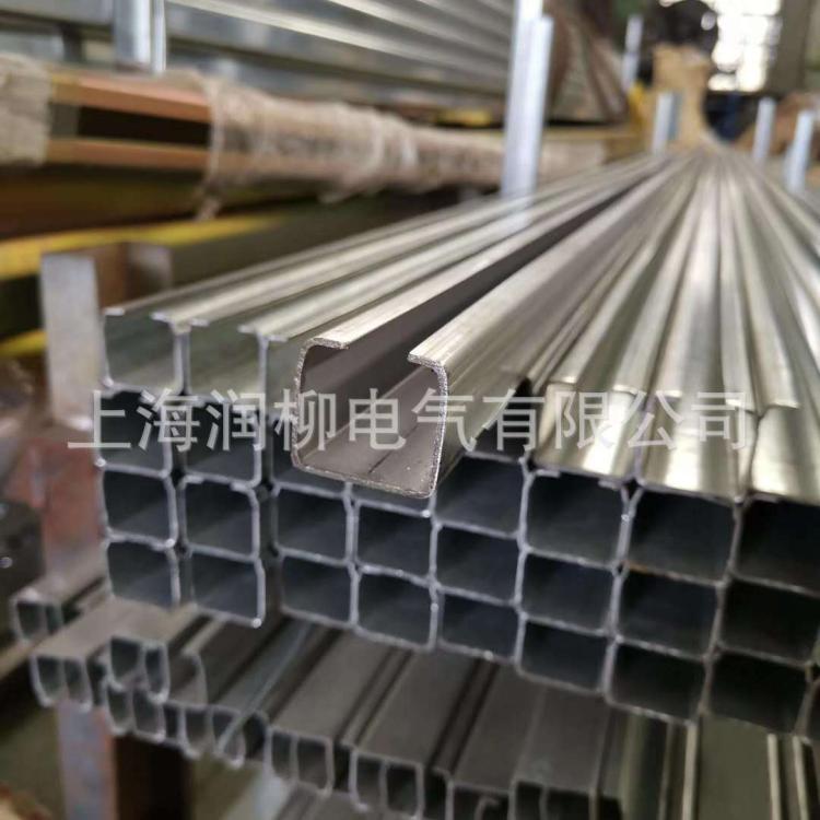 304不锈钢电缆滑线导轨行车轨道电缆挂轮RL-HXDL-40轨道携缆台车