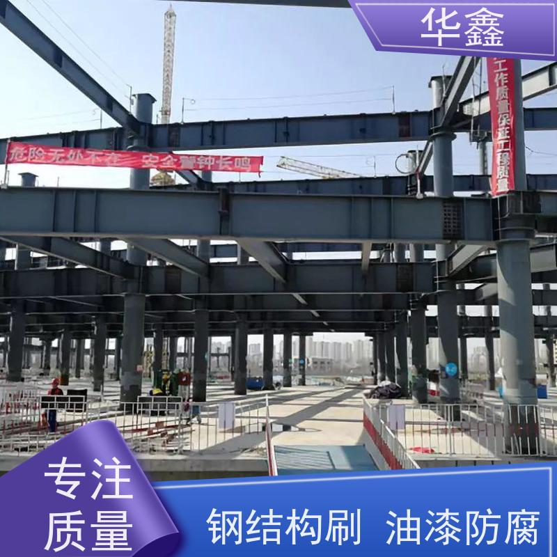 华鑫 钢结构厂房除锈 大型大跨度两连跨 承接工程