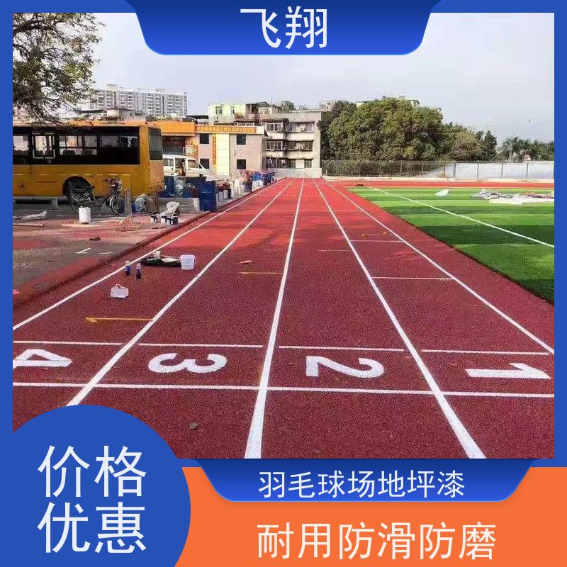 龙岗区大鹏 龙城 坑梓学校篮球场跑道地坪漆 地面防滑材料 供货及时