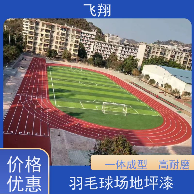 飞翔 篮球场地坪漆翻新 学校运动地面材料施工 应用广泛