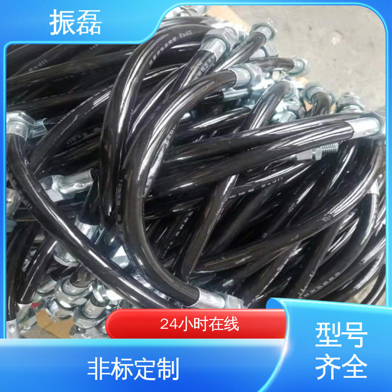 振磊 bng防爆挠性连接管 40*1500 钢丝缠绕橡胶管 碳钢接头