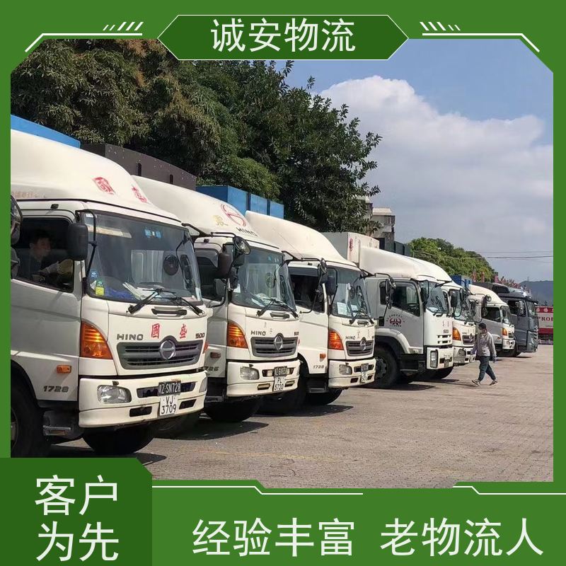 诚安物流箱式货车东莞到香港散货快运陆运送货到门随时发车