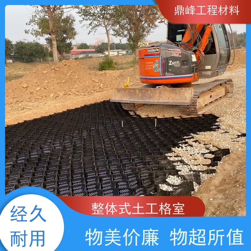 鼎峰 PE土工格室 透水保湿 路堤和浅水河流重力调节