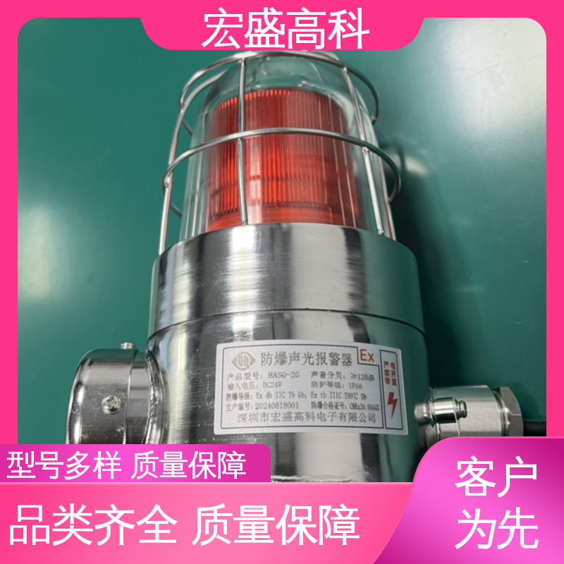 发货及时 IP66材质 误报率低 防水型声光报警器 宏盛高科