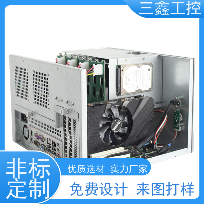 实体工厂机架式便捷式机箱 锂电池机柜 多硬盘位 TY-4UX喷塑工艺