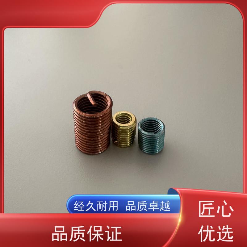 海j利克精密工业 无表面处理层钢丝螺套 源头厂家 螺纹修护
