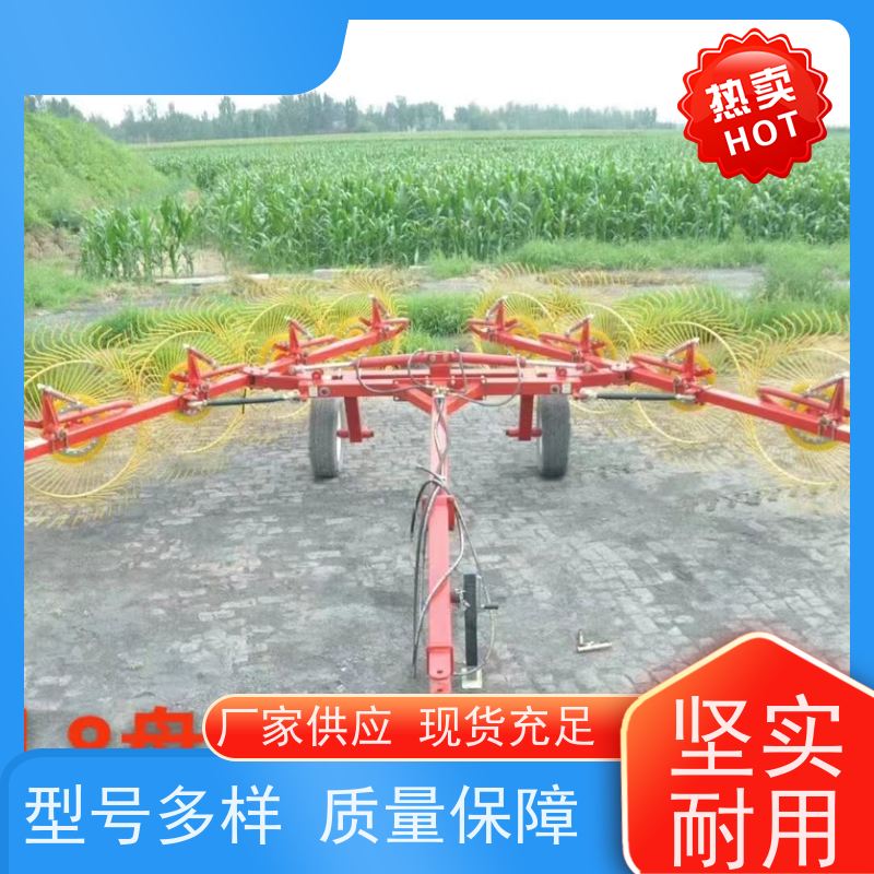 四轮拖拉机牵引式指盘搂草机 圆盘搂草耙 轻松收割秸秆