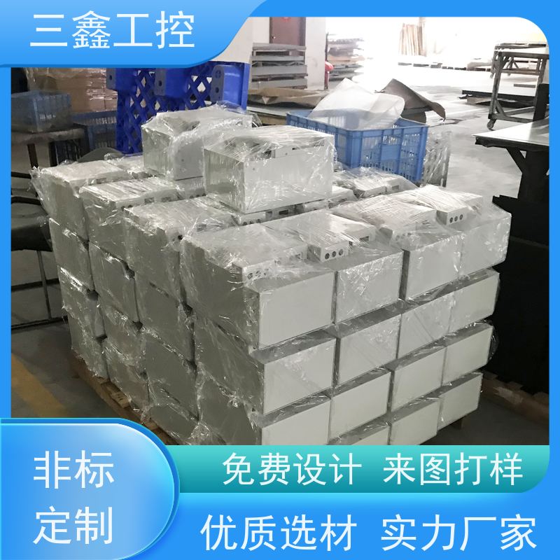 深 圳三鑫3U工业铝机箱 螺丝机外壳加工 参数标准 多种规格定制