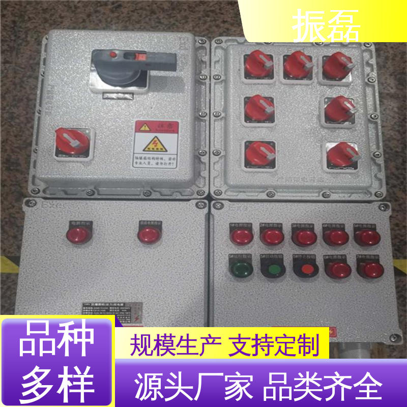 振磊 户内户外 工地 bxm防爆照明动力配电箱 成套不锈钢接线箱