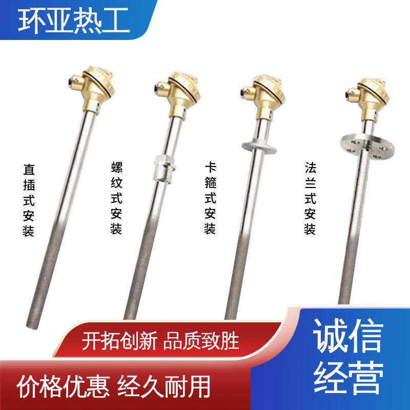 环亚 订制 输煤系统专用 K型高温耐磨热电偶 不锈钢管