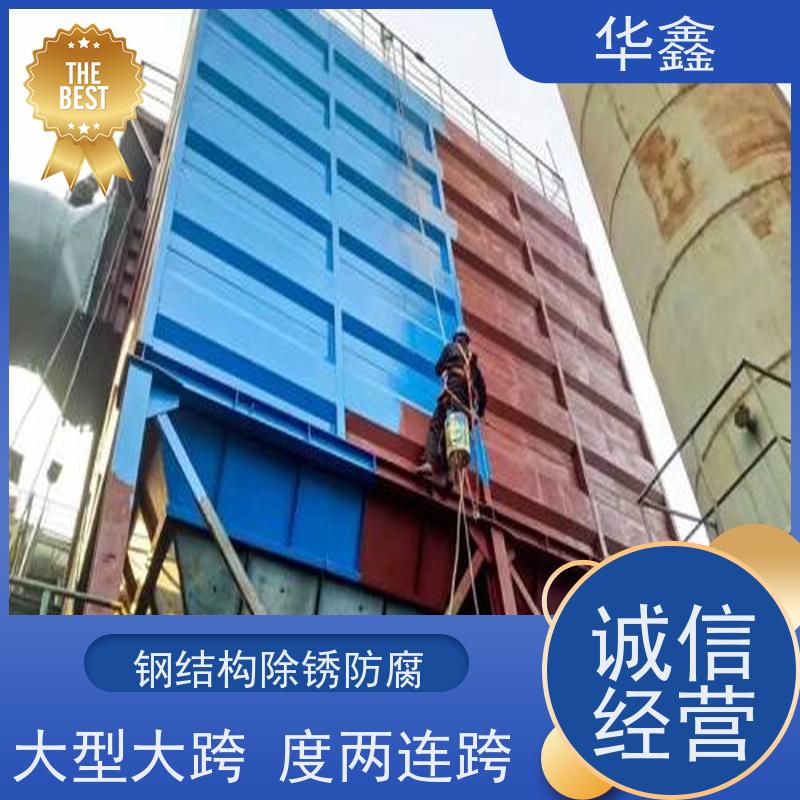 华鑫 钢结构厂房除锈 大型大跨度两连跨 定制方案