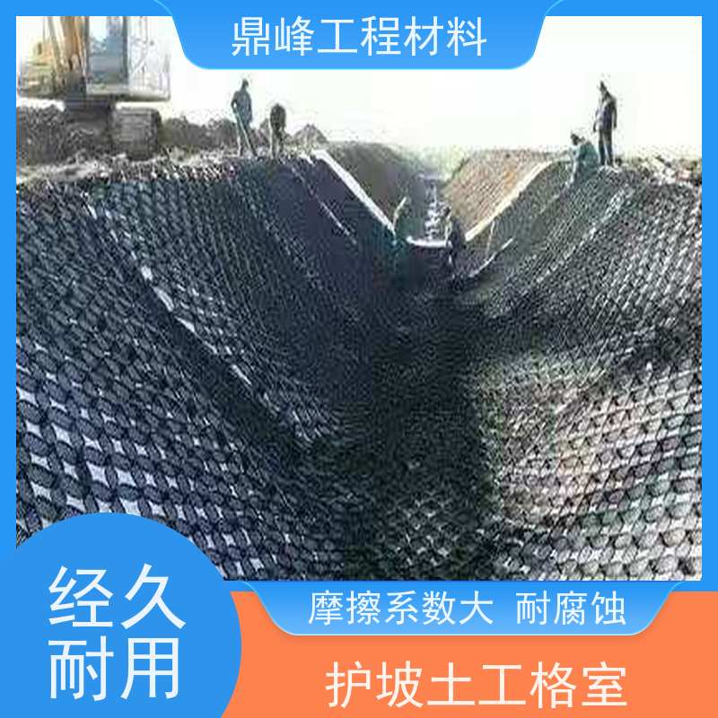 鼎峰 坡面绿化土工格室 抗侵蚀 耐酸碱 路堤和浅水河流重力调节