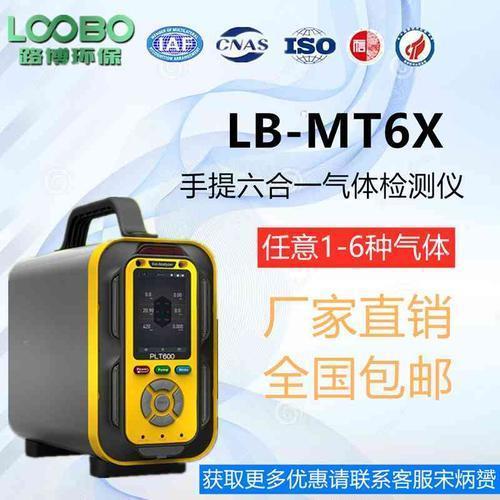 LB-MT6X手提泵吸式多气体检测仪可同时检测1~6种气体浓度 防水防爆 使用方便