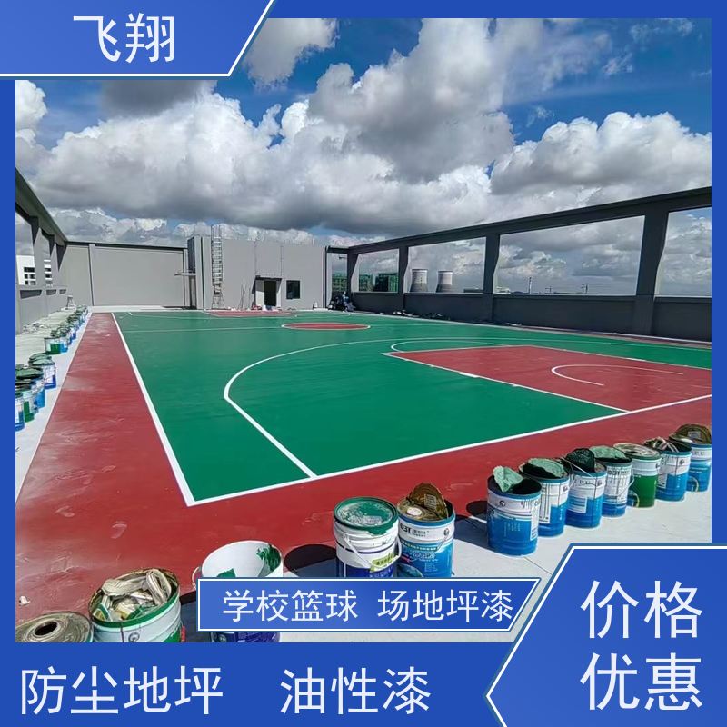 汕尾陆丰学校篮球场跑道地坪漆 防腐 耐磨 防滑 应用范围广