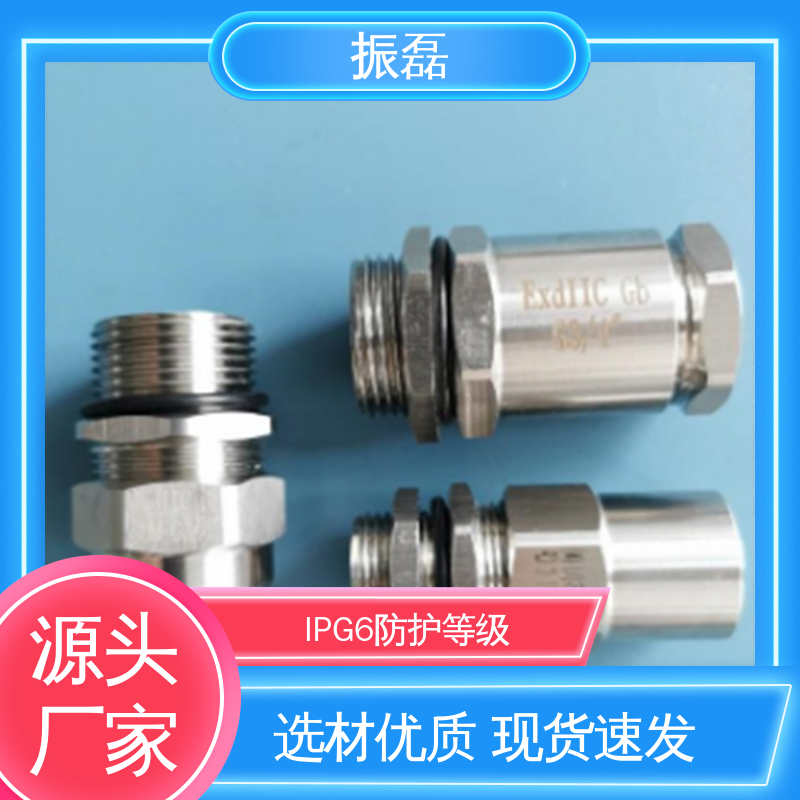 DN15填料函6分1寸 防爆格兰头 G3/4内外螺纹内 振磊