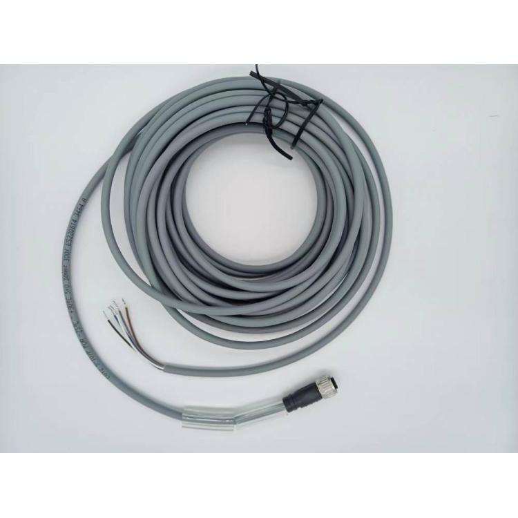 宜科 工业用 双端预注连接器 三芯 四芯 M8 2米 CO8.4-2-C8.3/P