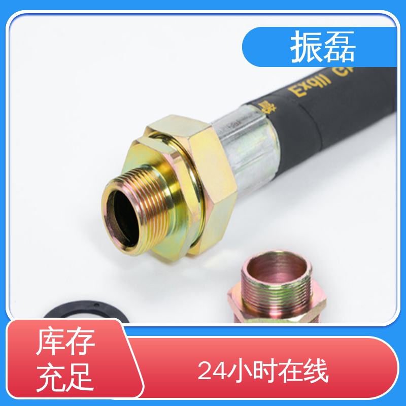 振磊 1.2寸穿线管绕性管 阻燃 内螺纹 BNG防爆挠性连接 40*1500