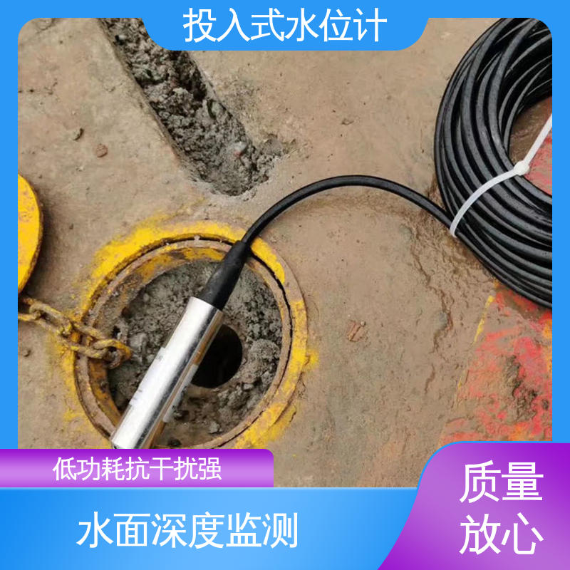 长期在线监测 投入式水位计 水库大坝 测水面高度