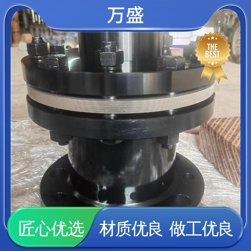 万盛 带中间接锻钢件加长轴孔 单双膜片式弹性连轴器