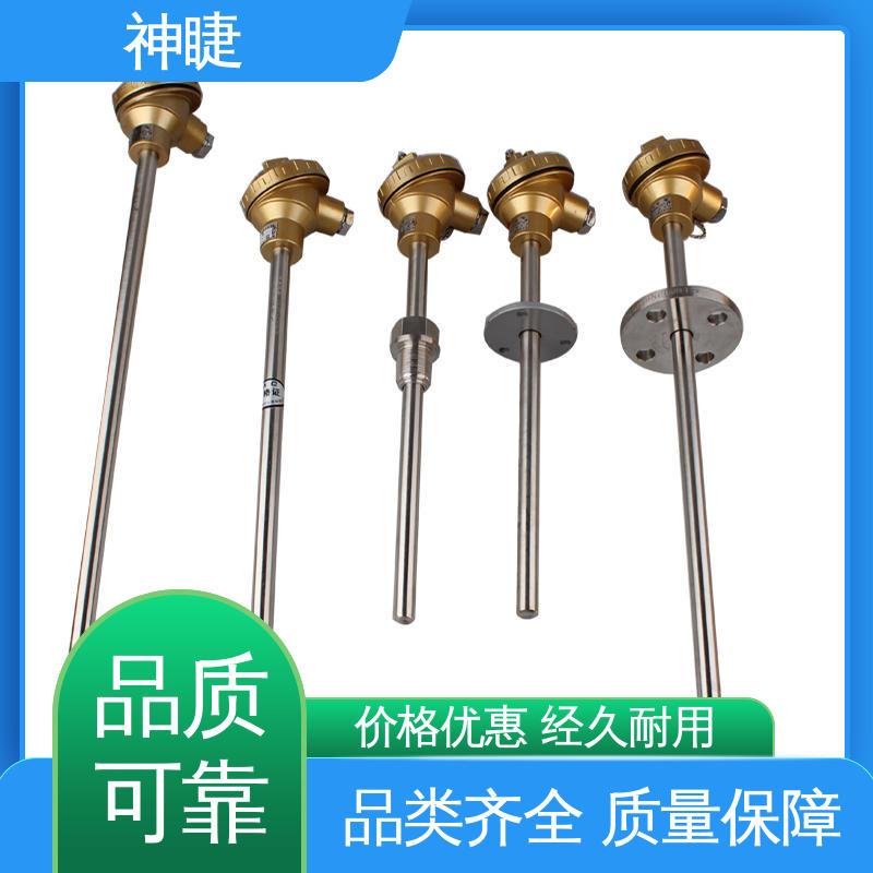 神睫K型数显热电偶，耐磨材质2.5-3.0mm丝径，垃圾焚烧炉专用测温仪