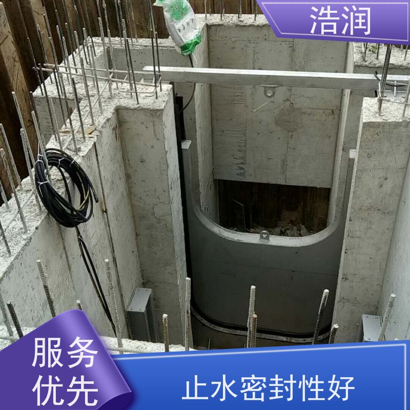 浩润液动下开式堰门厂家安装方便 防腐性强诚信经营