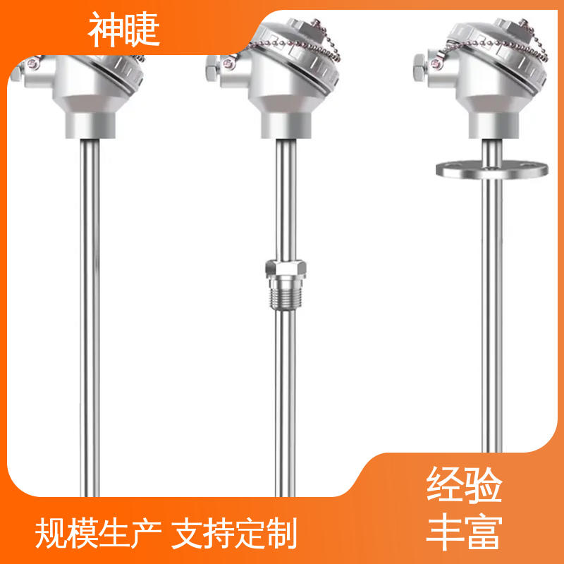 神睫K型热电偶 耐磨高温 精准测温 密炼机专用 22mm不锈钢