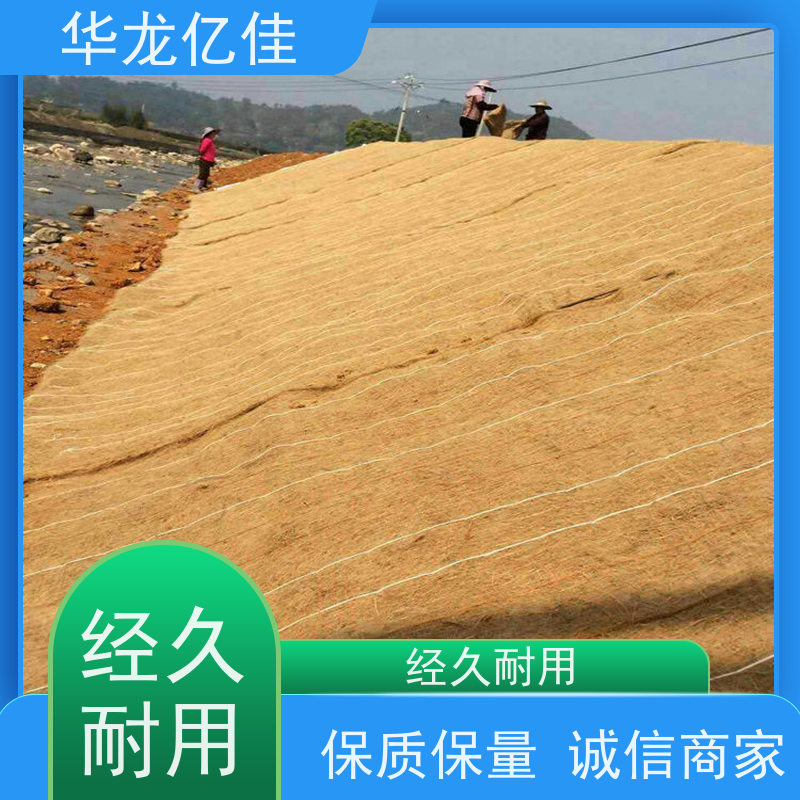 国标 加筋抗冲毯 河道护坡绿化植草毯 施工简单